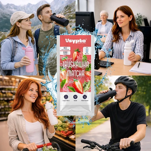 VSYPTO s príchuťou Jahoda Matcha, 9 g - 7