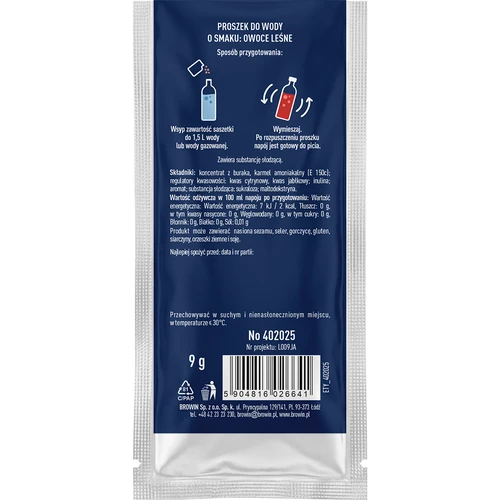 VSYPTO s príchuťou lesného ovocia, 9 g - 3