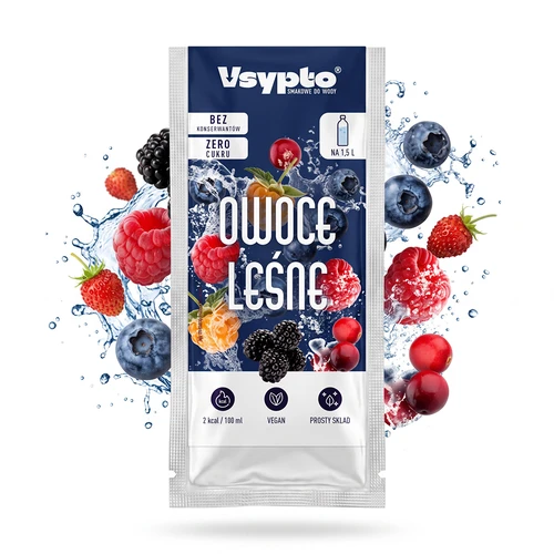 VSYPTO s príchuťou lesného ovocia, 9 g