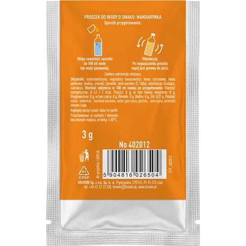 VSYPTO s príchuťou mandarínky, 3 g - 3
