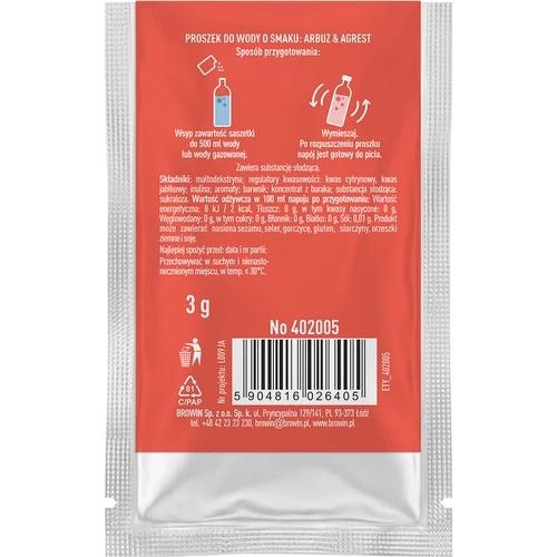 VSYPTO s príchuťou Melón Egreš, 3 g - 3