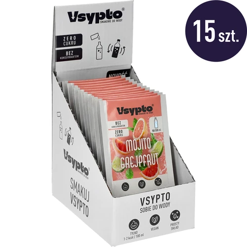VSYPTO s príchuťou Mojito Grapefruit, 3 g - 9
