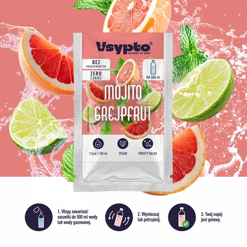 VSYPTO s príchuťou Mojito Grapefruit, 3 g - 5