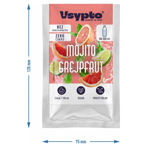 VSYPTO s príchuťou Mojito Grapefruit, 3 g - 4