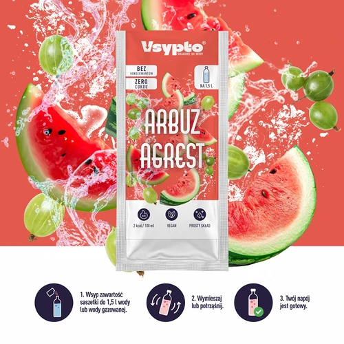 Vsypto s príchuťou vodný melón a egreš, 9 g - 5