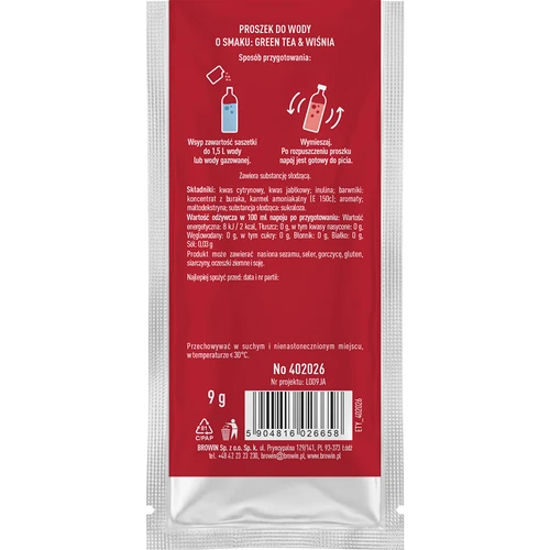 VSYPTO s príchuťou Zelený čaj Višňa, 9 g - 3