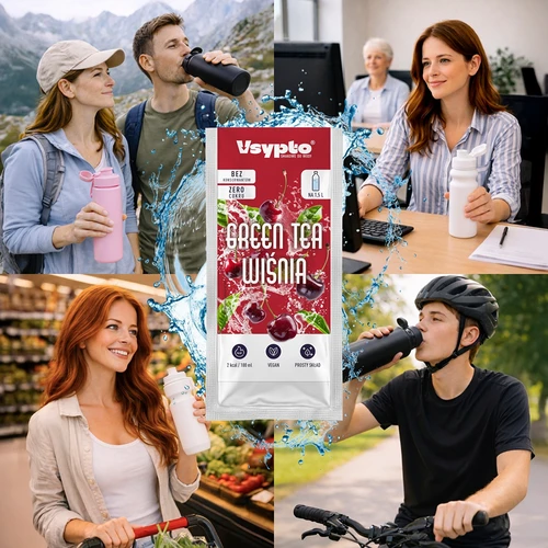 VSYPTO s príchuťou Zelený čaj Višňa, 9 g - 7