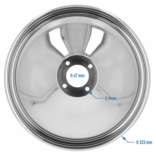 Vypuklé veko 18 l k oceľovej nádobe - 4