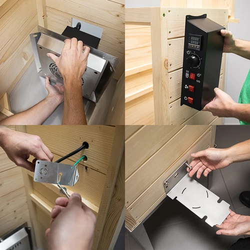 Záhradná drevená udiareň 200 l – dragON Wood 100E s elektrickým vykurovacím modulom a riadiacou jednotkou - 12