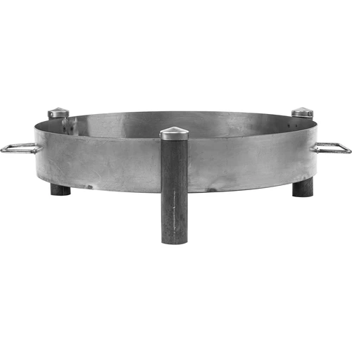 Záhradné ohnisko ø 60 cm zvárané - 2 ['ohnisko v záhrade', ' okrúhle ohnisko', ' táborák', ' pod kotlík', ' poľské ohnisko', ' ohnisko surová oceľ', ' ohnisko táborákové', ' liatinový kotlík', ' gril', ' trojnožka']