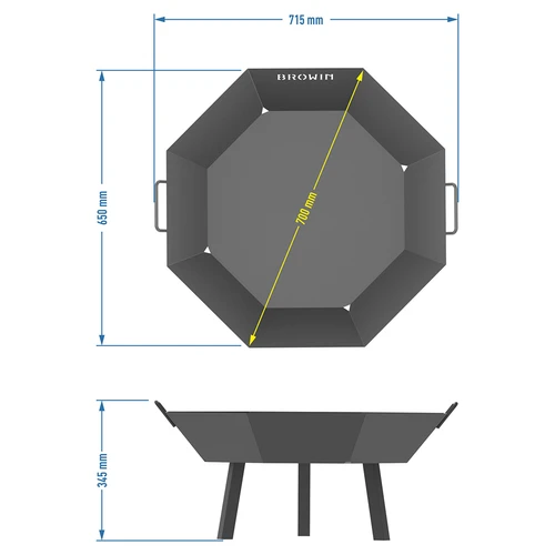 Záhradné ohnisko ø 70 cm - loftové - 8 ['ohnisko v záhrade', ' okrúhle ohnisko', ' táborák', ' pod kotlík', ' poľské ohnisko', ' maľované ohnisko', ' táborákové ohnisko', ' liatinový kotlík', ' gril', ' trojnožka', ' žiaruvzdorné ohnisko', ' čierne ohnisko', ' moderné ohnisko', ' dizajnové ohnisko']