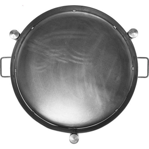 Záhradné ohnisko ø 70 cm zvárané - 3 ['ohnisko v záhrade', ' okrúhle ohnisko', ' táborák', ' pod kotlík', ' poľské ohnisko', ' ohnisko surová oceľ', ' ohnisko táborákové', ' liatinový kotlík', ' gril', ' trojnožka']