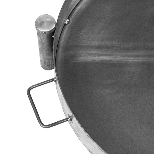 Záhradné ohnisko ø 70 cm zvárané - 4 ['ohnisko v záhrade', ' okrúhle ohnisko', ' táborák', ' pod kotlík', ' poľské ohnisko', ' ohnisko surová oceľ', ' ohnisko táborákové', ' liatinový kotlík', ' gril', ' trojnožka']