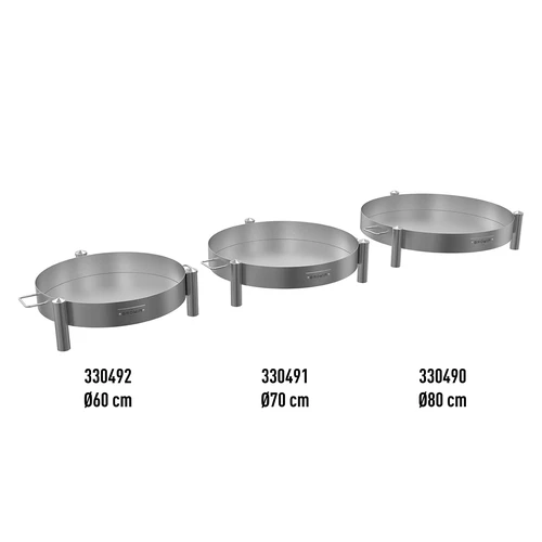 Záhradné ohnisko ø 70 cm zvárané - 11 ['ohnisko v záhrade', ' okrúhle ohnisko', ' táborák', ' pod kotlík', ' poľské ohnisko', ' ohnisko surová oceľ', ' ohnisko táborákové', ' liatinový kotlík', ' gril', ' trojnožka']