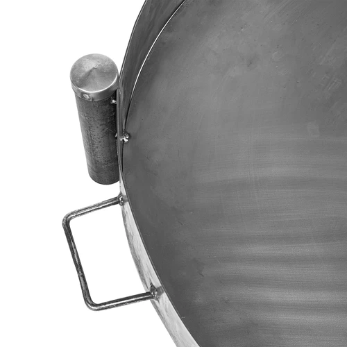 Záhradné ohnisko ø 80 cm zvárané - 4 ['ohnisko v záhrade', ' okrúhle ohnisko', ' táborák', ' pod kotlík', ' poľské ohnisko', ' ohnisko surová oceľ', ' ohnisko táborákové', ' liatinový kotlík', ' gril', ' trojnožka']