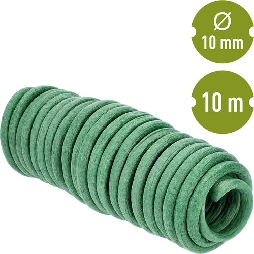 Záhradný drôt potiahnutý penou, zelený, 10 m, fi 10mm - 2 ['záhradný drôt', ' zelený drôt', ' záhradný drôt s penou', ' pružný záhradný drôt', ' drôt v obale', ' drôt na rastliny', ' záhradný drôt potiahnutý penou', ' drôt na rastliny zelený', ' upevňovací drôt', ' napínací drôt', ' ťažný drôt', ' potiahnutý drôt', ' drôt na jemné rastliny', ' drôt na rastliny chrániaci kôru', ' záhradný drôt 10 metrov', ' špecializovaný drôt na rastliny', ' aký drôt na rastliny vybrať']