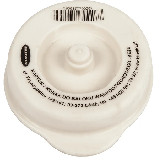 Zátka / kryt na balóny s úzkym hrdlom fi 75 mm  - 1 ['zátka na balón', ' zátka na fermentáciu', ' na balón na víno', ' na balón s úzkym hrdlom', ' zátka s otvorom na trubičku']