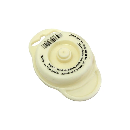 Zátka / kryt na balóny s úzkym hrdlom fi57mm  - 1 ['zátka na vínny balón', ' zátka s otvorom na trubičku', ' zátka na fermentáciu vína', ' kryt na balón']