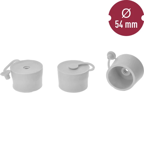 Zátka na balón fi 54 mm s uzáverom - 2 ['zátka na balón s uzáverom', ' zátka na demižón s uzáverom', ' gumová zátka na balón s uzáverom', ' tesná zátka na balón']