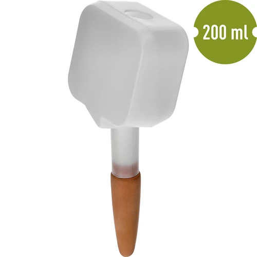 Zavlažovač pre rastliny - biela tabuľka s keramickou nožičkou, 200 ml - 2 ['zavlažovač pre rastliny', ' zavlažovač', ' zavlažovač v tvare tabuľky', ' originálny zavlažovač', ' ochrana rastlín', ' starostlivosť o rastliny', ' zavlažovač pre kvety', ' zavlažovacia tabuľka', ' zavlažovacie gule', ' zavlažovacia guľa', ' dizajnový zavlažovač', ' ako sa starať o rastliny', ' pekné doplnky do domu', ' dizajnové zavlažovače', ' výnimočné zavlažovacie gule', ' univerzálny zavlažovač', ' keramická nožička', ' keramický zavlažovač', ' zavlažovač s keramickou nožičkou']