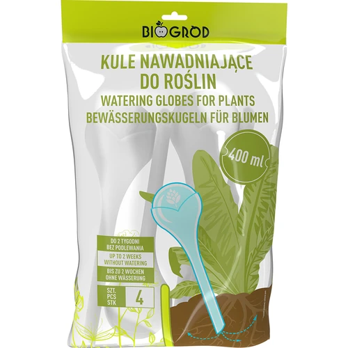 Zavlažovacie gule pre rastliny, biele polopriehľadné, 400 ml, 4 ks - 3 ['zavlažovacie gule', ' dávkovač na zavlažovanie kvetov', ' na polievanie kvetov', ' zvlhčovače pre kvety', ' zavlažovanie kvetov', ' zavlažovanie rastlín', ' zavlažovače do kvetináčov', ' na polievanie kvetov', ' pre izbové kvety', ' zavlažovací systém', ' zavlažovacia guľa', ' dávkovač vody do kvetináčov', ' gule pre rastliny', ' dávkovač pre rastliny', ' polievanie rastlín', ' zavlažovacia guľa', ' biele zavlažovacie gule']