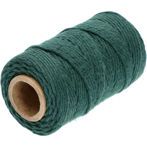 Zelený bavlnený špagát 2 mm/55 m/100 g - 2 ['bavlnený špagát', ' bavlnený šnúr', ' špagát pre jemné rastliny', ' ', ' prírodný špagát', ' ekošpagát', ' špagát na makramé', ' špagát na viazanie', ' špagát na ručné práce', ' špagát na sťahovanie', ' zelený špagát', ' zelený šnúr']