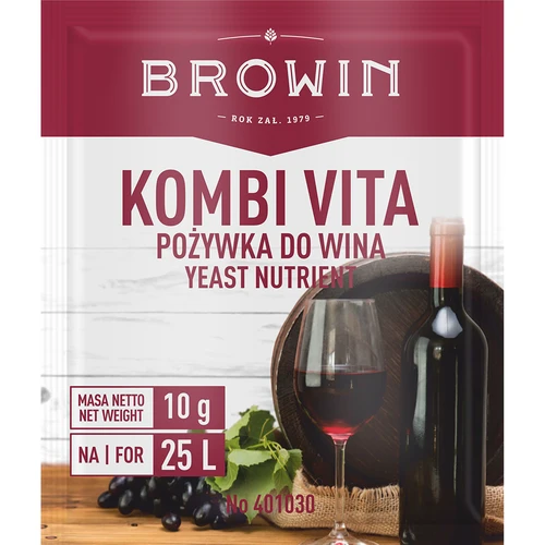 Živná pôda na víno Kombi Vita - 10g  - 1 ['živná pôda pre kvasinky', ' živná pôda na víno', ' živná pôda s vitamínmi', ' najlepšia živná pôda pre kvasinky']