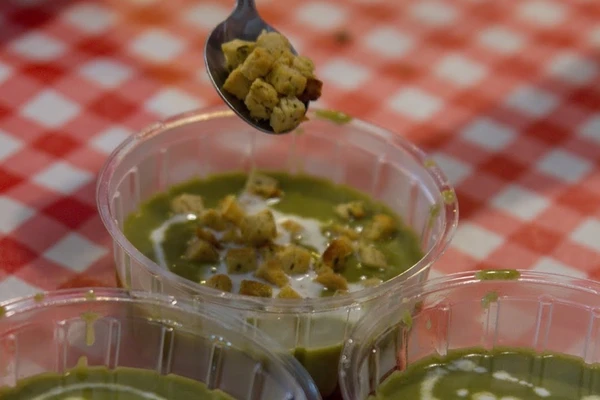 Krémová špenátová polievka