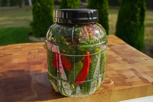 Kvasené uhorky s čili