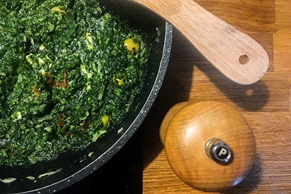 Pečené pirohy so špenátom