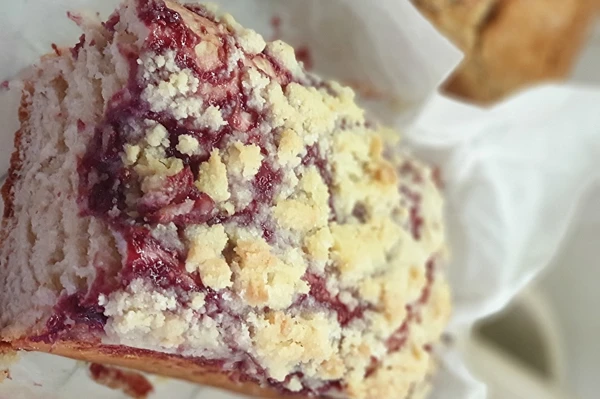 Recepty našich zákazníkov: Kysnutý koláč s malinami