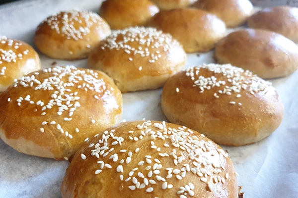 Recepty našich zákazníkov: Žemle na burgre