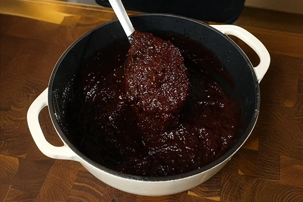 Slivkový lekvár s čokoládou