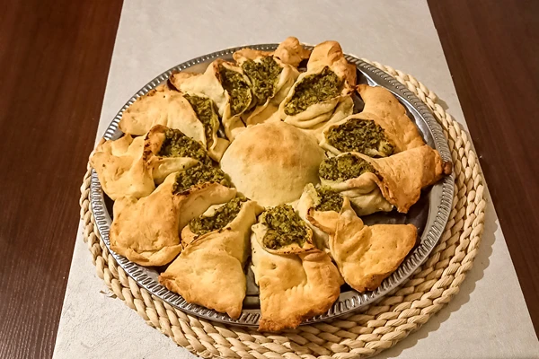 Špenátová drožďová hviezda