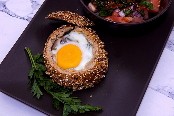 Vajce zapekané v žemli