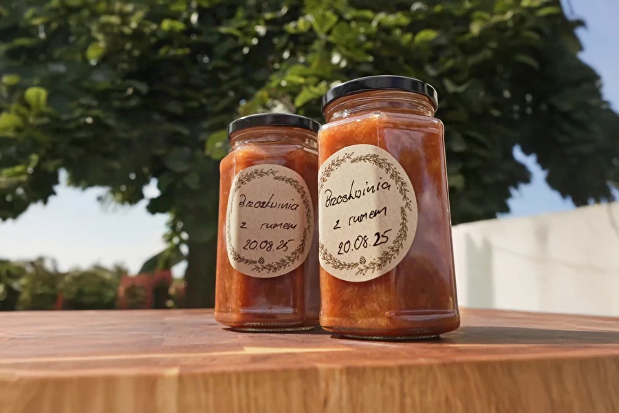 Broskyňový džem s esenciou Jamaica Rum