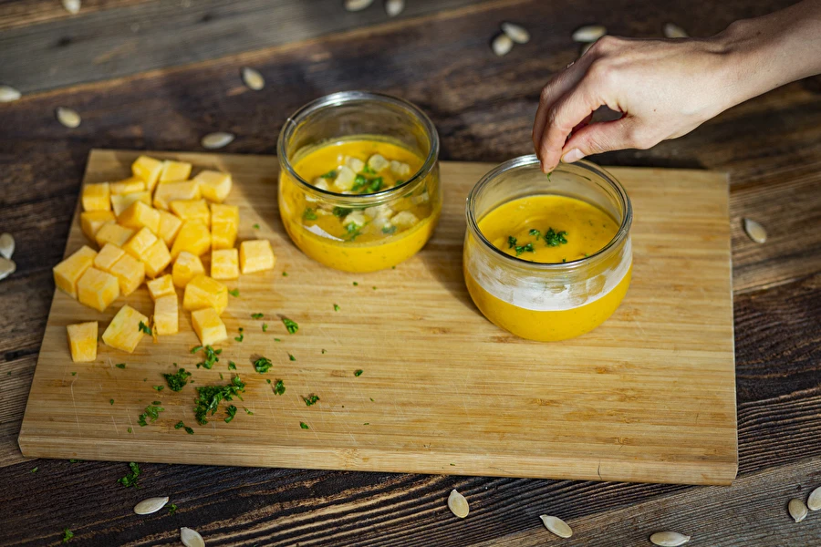 Browin Przepiśnik - Krémová tekvicová polievka