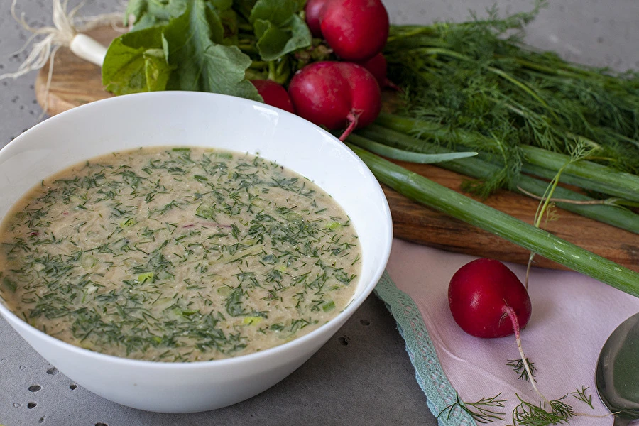 Browin Przepiśnik - Okroška - studená polievka na chlebovom kvase