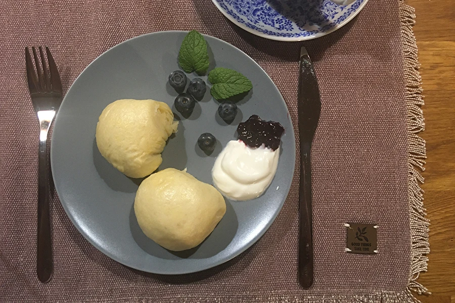 Browin Przepiśnik - Parené buchty s kanadskými čučoriedkami